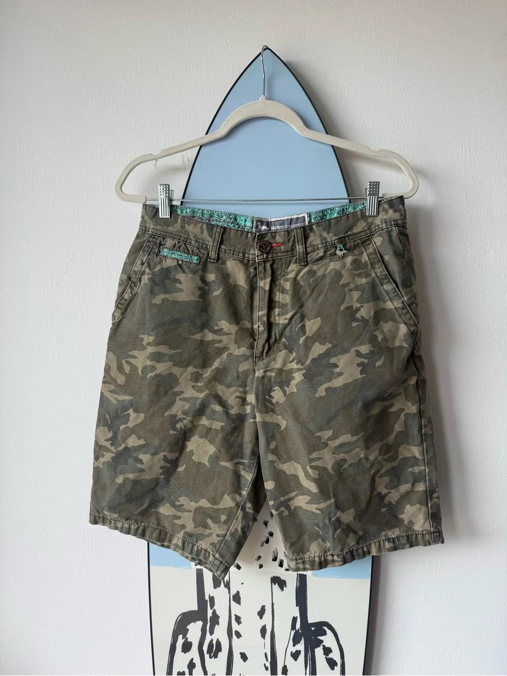 Modern Amusement Camo Shorts